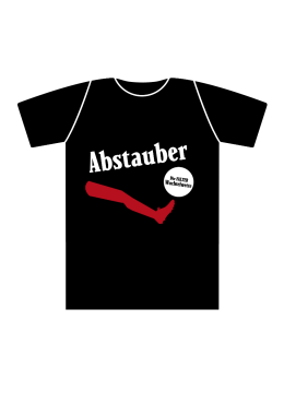 Wuchtelwetten T-Shirt Abstauber schwarz