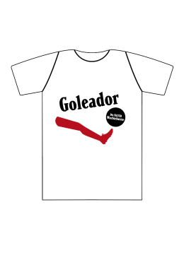 Wuchtelwetten T-Shirt Goleador weiß